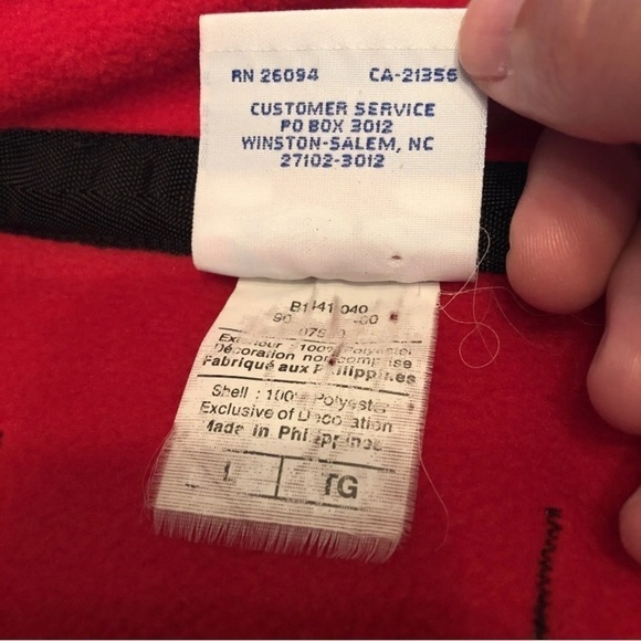 𝅺VINTAGE Champion Americas First YMCA Greater Boston Red Sweater Mens Size Large - Picture 4 of 8